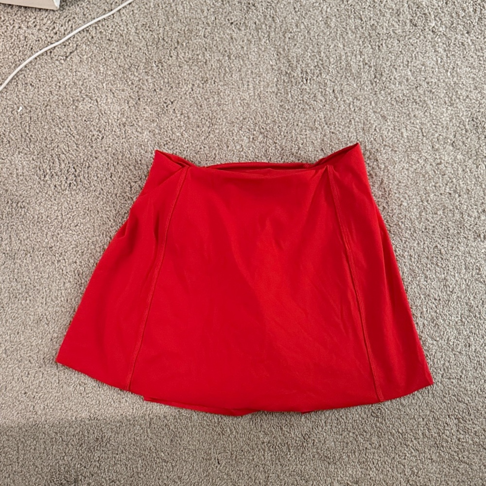 Spanx Red Tennis skirt
